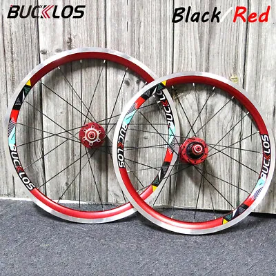 BUCKLOS 20 Inch Folding/BMX/MTB Bike Wheelset 406/451 QR Disc Brake Aluminum Rim • $134.15