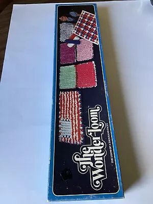 VINTAGE The Wonder-Loom 1976 Table Top Weaving Loom With Instructions New In Box • $34.99