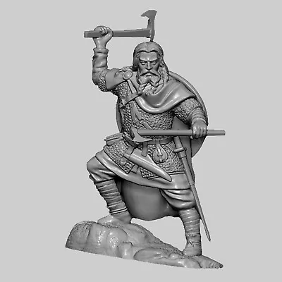 Toy Soldier Viking Collectible Miniature Unpainted 1/24 Scale 80 Mm • $25.90