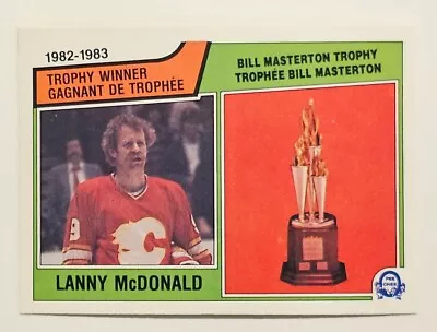 1983-84 O-pee-chee Lanny McDonald Bill Masterton Trophy #208 Flames • $2.93