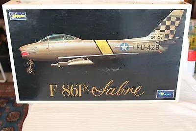 1/32 Scale Hasegawa North American F-86F Sabre Airplane Model Kit #JS-084 • $112.50
