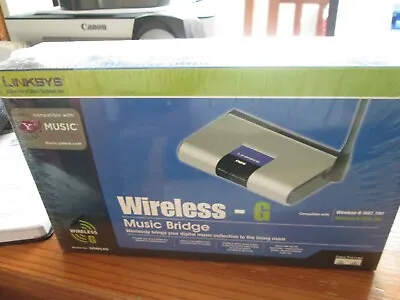 Linksys WMB54G Wireless-G Music Bridge Cisco Wi-Fi  (NEW) • $8.50