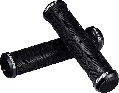 Giant Tactal Double Lock-On MTB Handlebar Grips - Black • $37.95