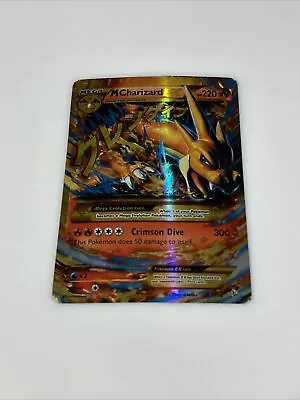 Mega M Charizard EX Pokemon 107/106 XY Flashfire Holo Foil Zard *see Pictures • $14.78