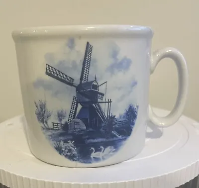 Delft Holland Blue Pottery Windmill Mug • $3.49