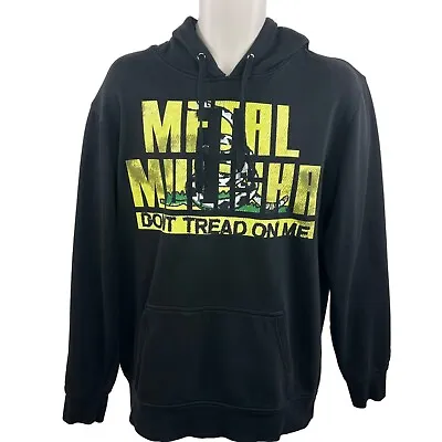 Metal Mulisha Don't Tread On Me Hoodie Sweatshirt Mens Large Snake Gadsden Flag • $42.32