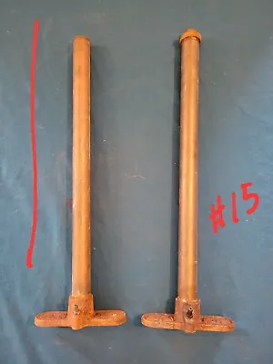 Two Antique Ford Script Model T Brass Tire Pump Bottom Sections Only #15 • $49.99