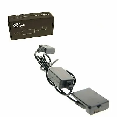 Ex-Pro D-TAP To DR-E10 LP-E10 DC Battery Coupler Cable For Canon 1100D • £14.92