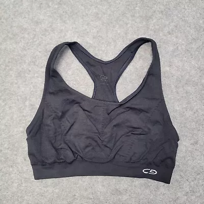 C9 Champion Womens Sports Bra Size Large Black Racerback Wireless Pullover • $8