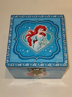 Disney Little Mermaid Ariel Wind-Up Musical Jewelry Box Tested & Works  • $28.99