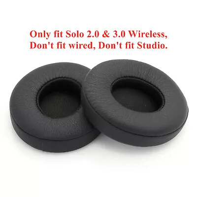 Replacement Ear Pads For Beats By Dr Dre Solo 2.0 & 3.0 Wireless Headphones • $10.95