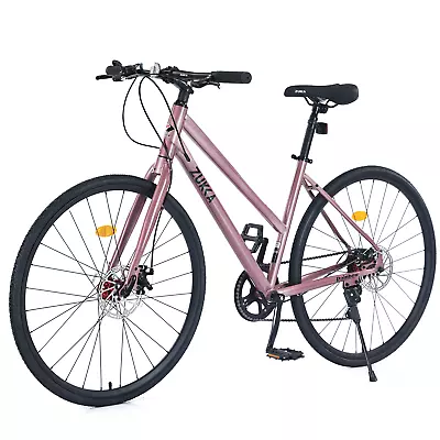 7 Speed Hybrid Bike Disc Brake 700C Road Bike For Men Women's City Bicycle • $229.59