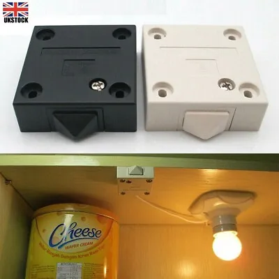 Wardrobe Light Switch - Cabinet Door Cupboard 2 Amp Push To Break • £4.25