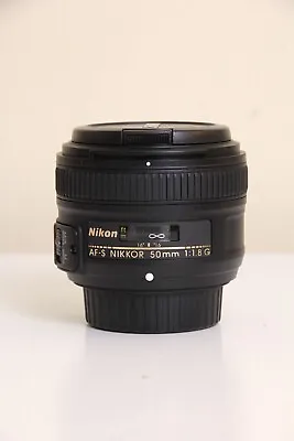 Nikon AF-S NIKKOR 50mm F/1.8 G Lens Full Frame Portrait Nikon F Mount • $235