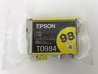 GENUINE Epson 98 T0984 Yellow Ink Cartridge For Artisan 700 710 725 730 • $6.99