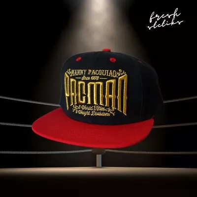 Official Team Manny Pacquiao X Boxing Philippines  Bred  PacMan Snapback Hat • $30