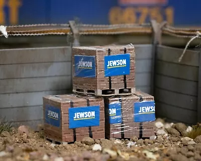 £9.99 • Buy OO Gauge | 4mm | 1:76 Scale Palletised Bricks - Set Of 6