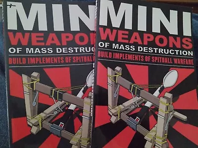 2 Copies Mini Weapons Of Mass Destruction: Build Implements Spitball John Austin • $12