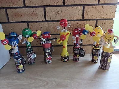  7 M&M's  Candy Fans And Various Candy Toppers Vintage  • $22.95