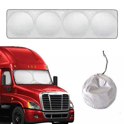 XL Windscreen Sun Shade Privacy Cover For HGV Truck Lorry RV Cabin Windows • $24.87