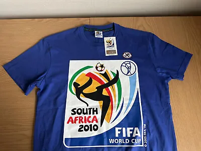 2010 FIFA World Cup South Africa Blue T-shirt Size Medium With Tag • £15