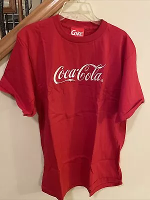 NEW Vintage Coca Cola Shirt Embroidered Single Stitch Size Large Made In USA • $19.99