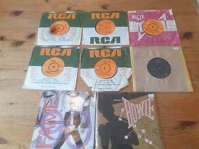 DAVID BOWIE Job Lot Of 8 X RCA  45s Singles All In Vg/Excellent Condition • £24.99