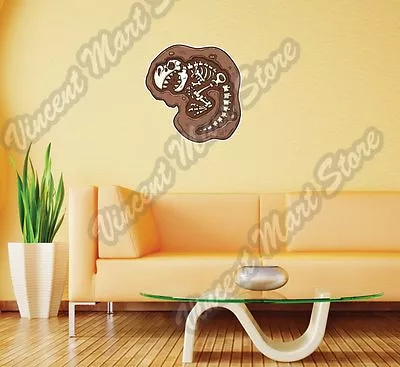 Dinosaur Fossil T-rex Paleontology Gift Wall Sticker Room Interior Decor 20 X25  • $19.99