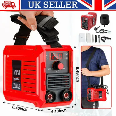 Mini 240v Mma 250amp Inverter Dc Welder Arc Stick Portable Welding Machine Kit • £45.50