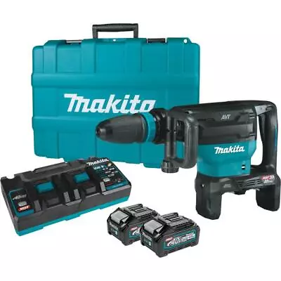 Makita 80V 40V Max X2 Xgt 28 Lb Avt Demolition Hammer Kit • $989