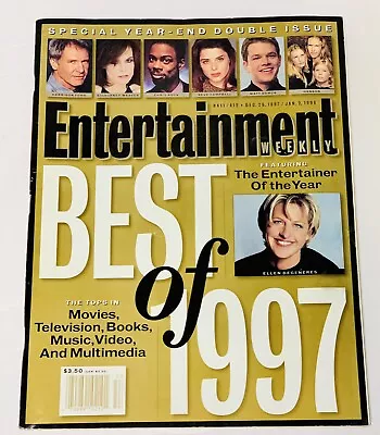 Entertainment Weekly Magazine Dec 1997 Ellen Degeneres Double Issue  #411/412 • $11.66