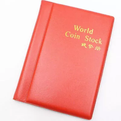 120 Pockets World Coin Collection Storage Holder Money Album Book Collecting Kit • $7.27