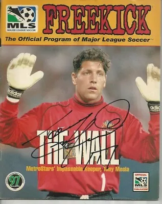 Tony Meola Autographed Magazine MLS Program 1997 Free Shipping C648 • $29.99