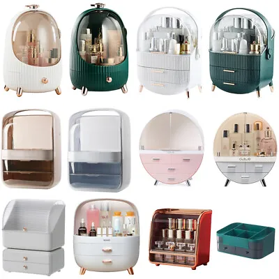 £11.94 • Buy 0/1/2/3/4 Drawers Cosmetic Organizer Box Make-up Holder Jewelry Box Storage Case