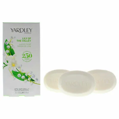 Yardley London Lily Of The Valley  Luxury Soap 3 X 100 G • £9.25