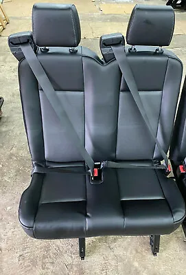 2015-2023 Ford Transit Van 2 Person Bench Seat BLACK VINYL 31  RH Side W/Bracket • $350