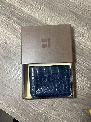 Trafalgar Alligator Card Wallet Crocodile • $100