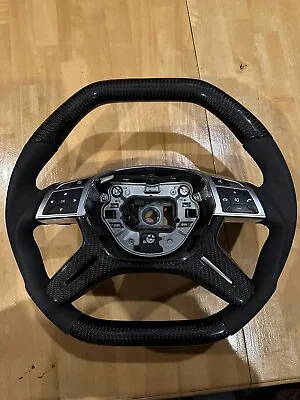 13-18 Mercedes Oem G550 G65 G63 Ml63 Gl63 Carbon Fiber Alcantera Steering Wheel • $1000