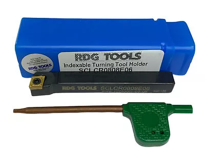 Indexable Lathe Rh Turning Tool 6mm 8mm 10mm 12mm 16mm 20mm 25mm Myford Rdgtools • £17.50