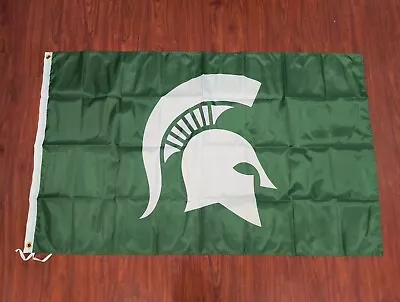 Michigan State  Spartans 3x5 Flag Banner. Free Shipping Within The US • $12.98