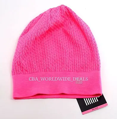 New Victoria's Secret VSX Sport Pink Seamless Knit Cap Beanie Hat  • $5.97