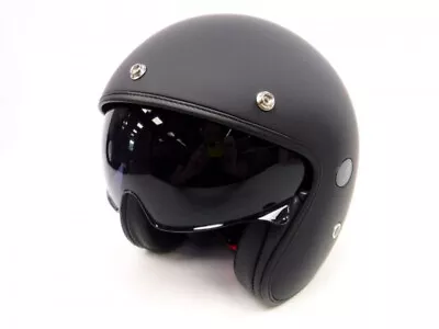 MOTO GUZZI Helmet Jet Helmet Double Black / XL XL 606950M05BM Helmet Jet Helmets D • $239.08