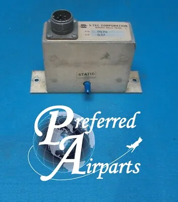 Used S-Tec Autopilot Pitot Static Pressure Transducer PN: 0176 (11615) • $195