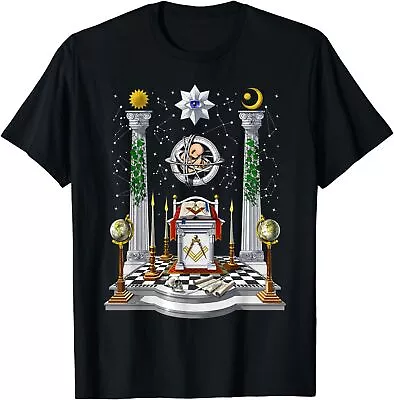 SALE!! - Masonic Lodge Freemason Masonic Compass Freemasonry T-Shirt Size S-5XL • $19.99