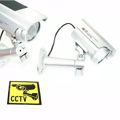 £10.92 • Buy Ex-Pro Solar Powered Dummy Camera CCTV Security Surveillance Cam Fake IR LED