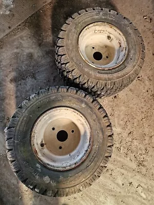 £45 • Buy Kubota T1400 Hst Ride On Lawn Mower Tractor Back Rear Wheels Tyres 18 8.50 8