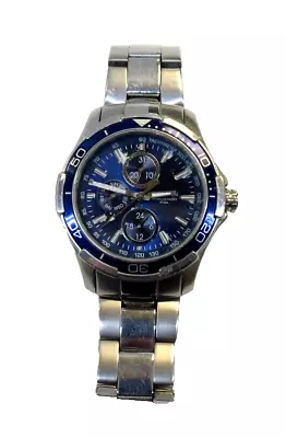 Armitron Steel Men's Stainless Steel Blue Dial Wrist Watch 20/4677sv-small Band: • $15