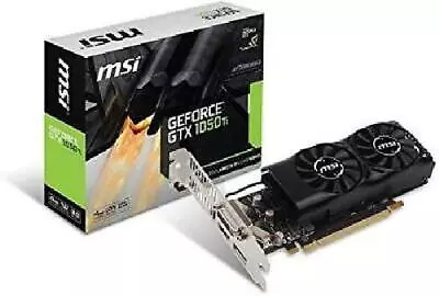 MSI GeForce GTX 1050 Ti 4GT LP Graphics Board Card GDDR5 Low Profile VD6238  • $302.75