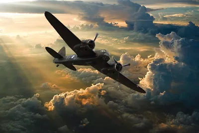 £35 • Buy Bristol Blenheim Above Clouds Canvas Prints Various Sizes Free Delivery 