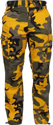 Tactical BDU Pants Camo Cargo Uniform 6 Pocket Camouflage Military Army Fatigues • $39.99
